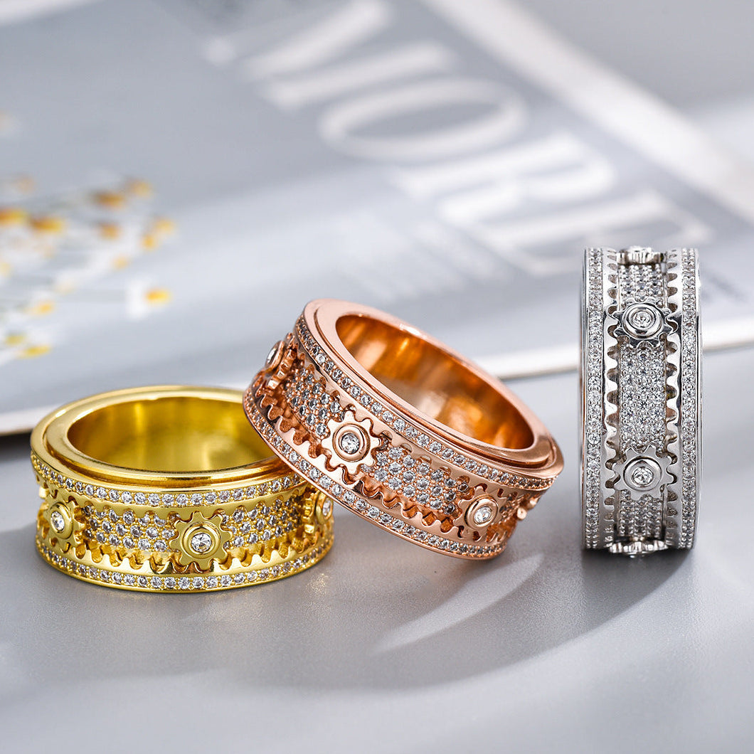 HeartGlow™ Rotating Starry Ring