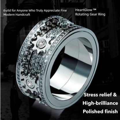 HeartGlow™ Rotating Starry Ring