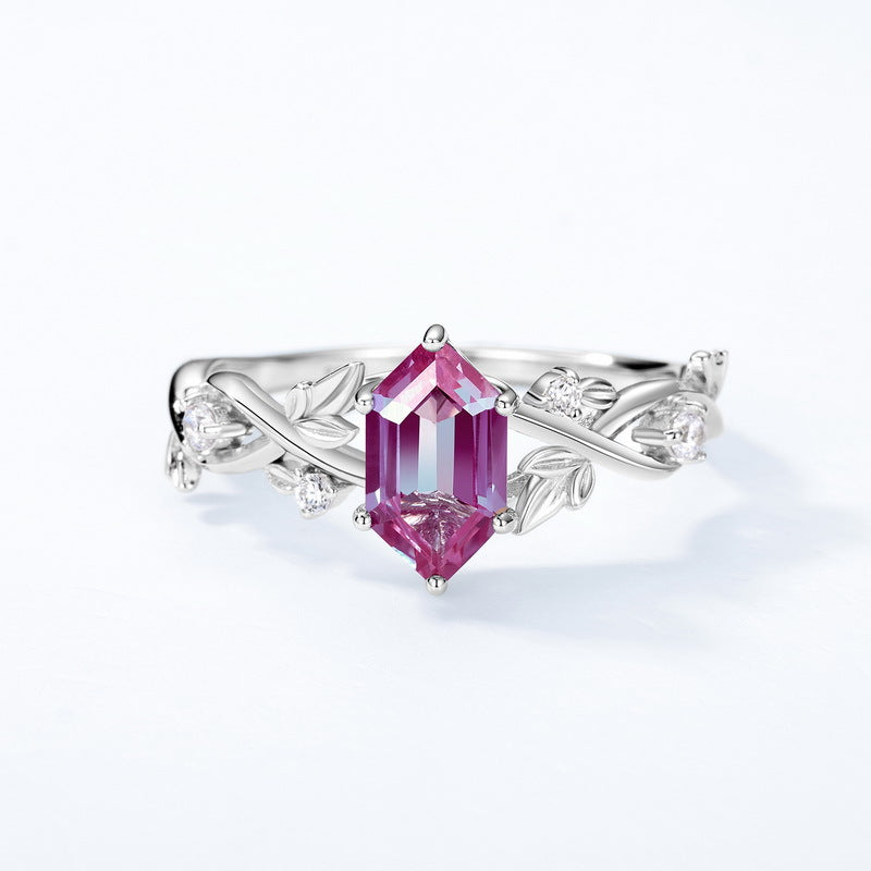 Nature Inspired Alexandrite Ring