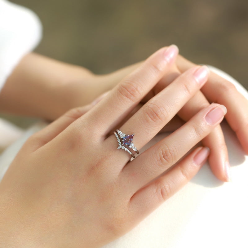 Alexandrite Stack Ring