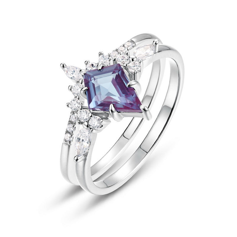 Alexandrite Stack Ring