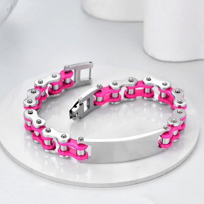 Titanium Steel Mechanical Bracelet Unisex