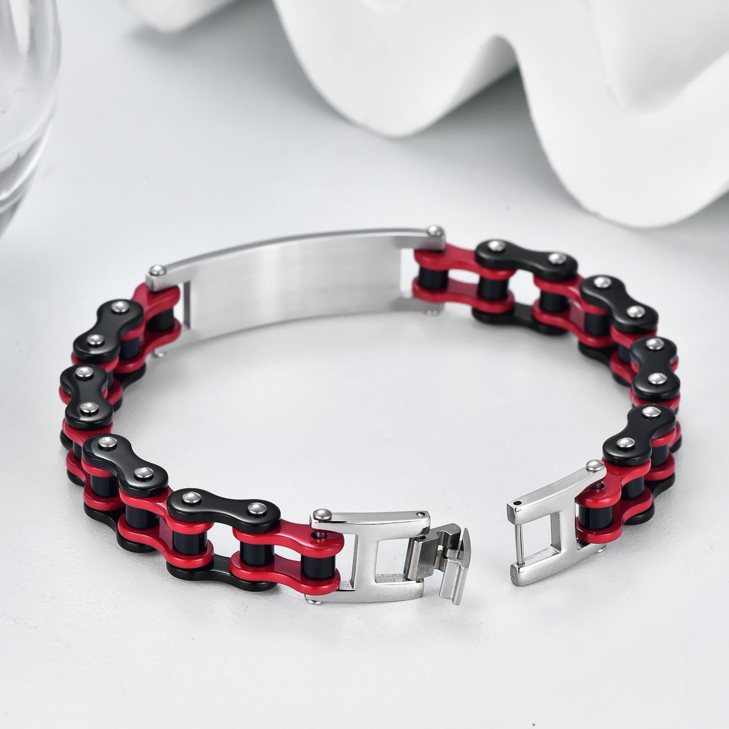 Titanium Steel Mechanical Bracelet Unisex