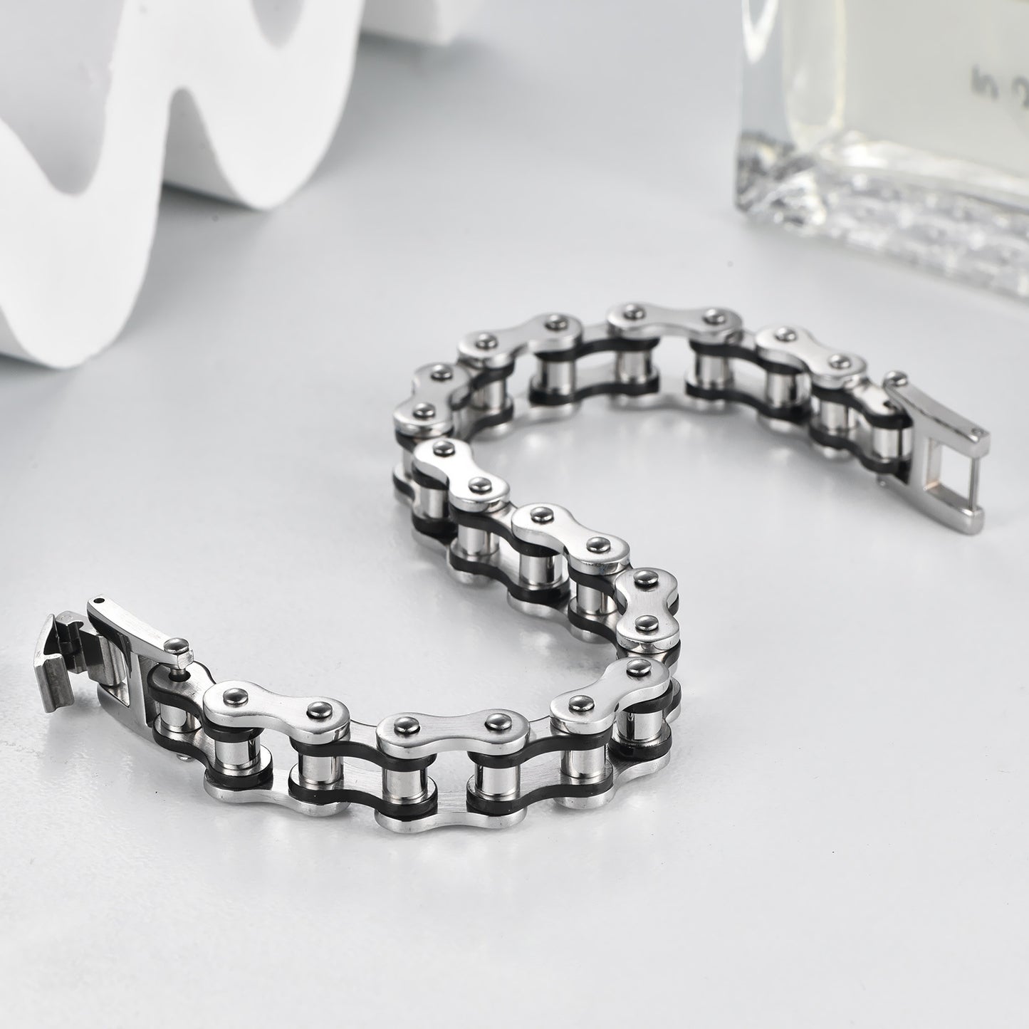Titanium Steel Mechanical Bracelet Unisex
