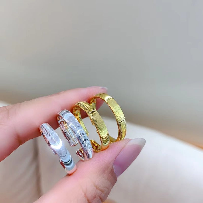 Crystal Cat Eyes Ring