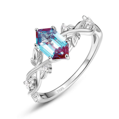 Nature Inspired Alexandrite Ring