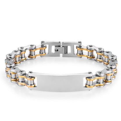 Titanium Steel Mechanical Bracelet Unisex