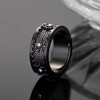 Less Diamonds Mechanical Ring