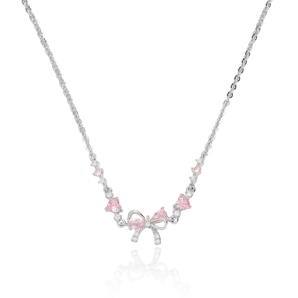 Cute Bow Bracelet, Ring, Necklace Set