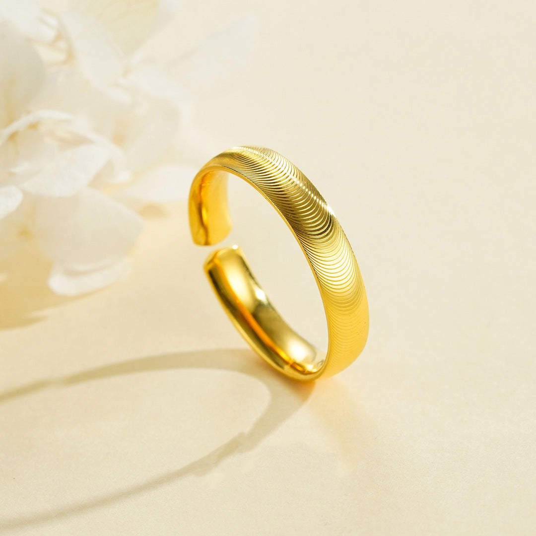 Crystal Cat Eyes Ring