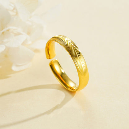 Crystal Cat Eyes Ring