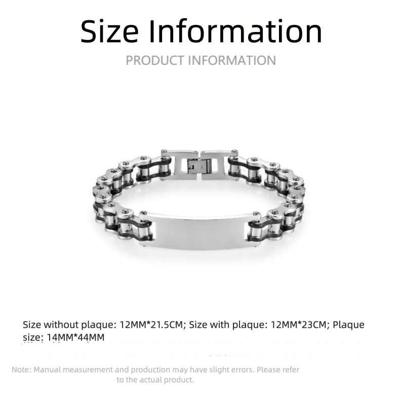 Titanium Steel Mechanical Bracelet Unisex