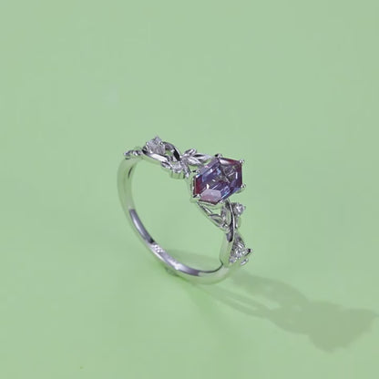 Nature Inspired Alexandrite Ring