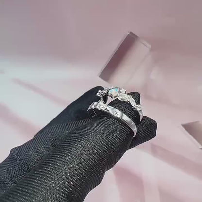 Little Prince and Rose Couple Rings