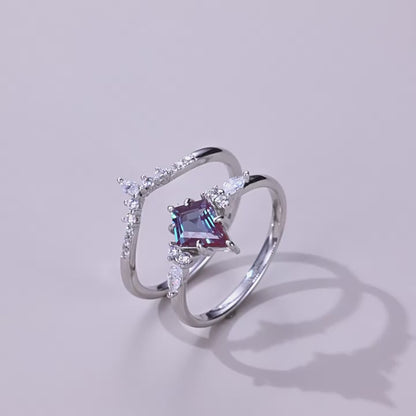 Alexandrite Stack Ring